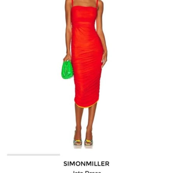 New with tags Simon Miller Jota dress in poppy. Size small. - Picture 1 of 2